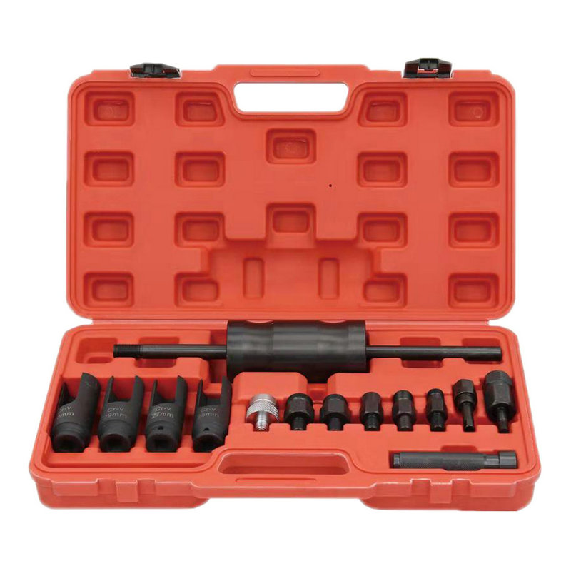 Arquivo do kit de manutenção-removedor de injetor de combustível diesel 14PCS extrator deslizante de martelo-DIP14